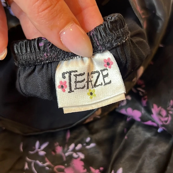 TEAZE Vintage 90s Y2K Girls Floral Print Grunge Skirt - Picture 5 of 9